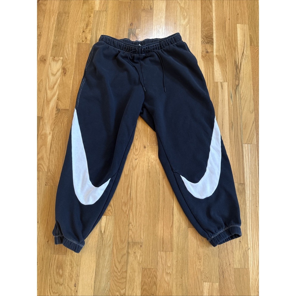 Nike Pants Mens Large Black Club Fleece Swoosh Sweatpants Joggers DR6197-010